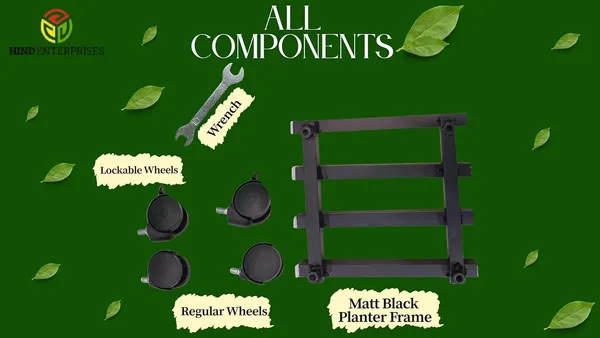 Pack_Of_4_Matte_Black_Single_Parallel_Pipe_Planter_Stand_With_Lockable_Wheels_|_Load_Capacity_100_Kg