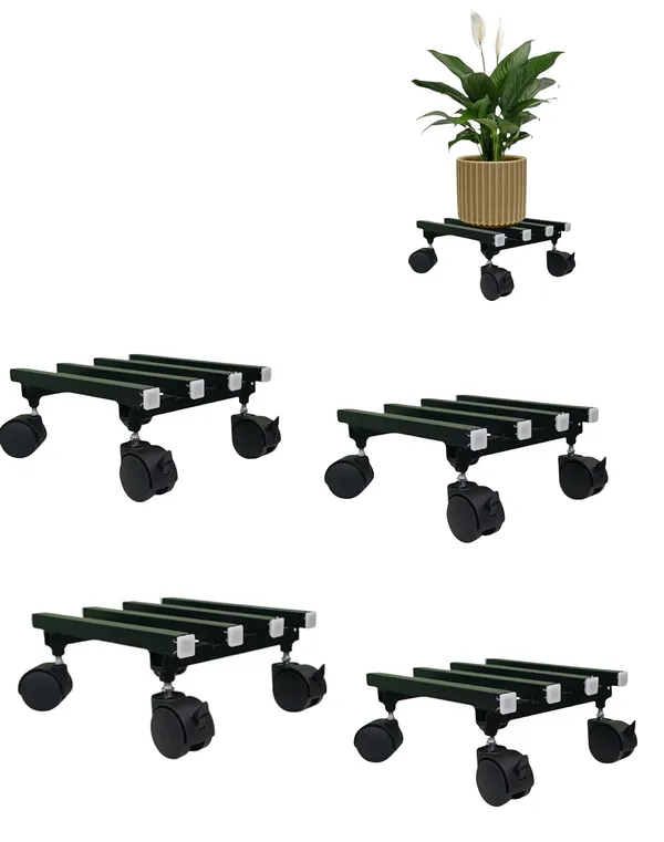 Pack_Of_4_Matte_Black_Single_Parallel_Pipe_Planter_Stand_With_Lockable_Wheels_|_Load_Capacity_100_Kg