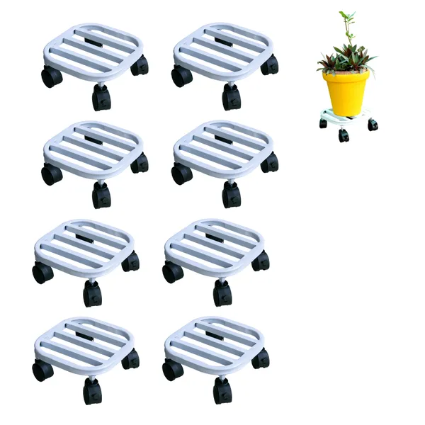 Hind's_Multipurpose_Indoor_and_Outdoor_Planter_or_Pot_Stand_with_Locable_Wheels_for_Easy_Mobility_Durable,_Rust_&_Dust_proof_Powder_Coating_Finish_for_Home,_Balcony,_Garden_And_Lawn_and_nurseries_(Size_25*25*10_CMs)