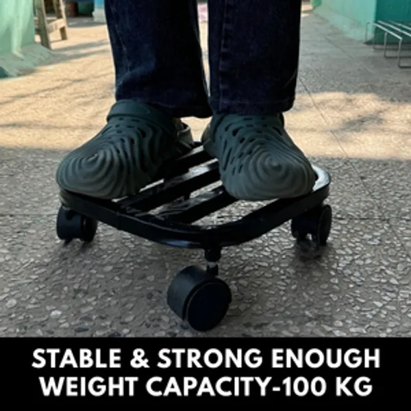 Hind's__Planter_Stand_with__Curved_Edges__Lockable_Wheels_for_Secure_Mobility_|_Load_Capacity_up_to_100kg_Rust_and_Dust_Proof_Matt_Black_Finish