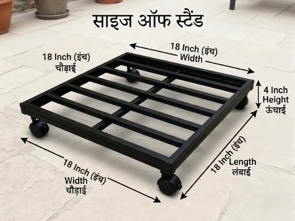 DFSW-B_Hind's__Ultimate_Heavy-Duty_Plant_Caddy_–_Supports_200kg+_with_Ease._multipurpose_Uses_for_Heavy_Load_Movement_|__Rust_and_Dust_Proof_Powder_Coating_Finish_|_Secure_Mobility_With_Lockable_Wheels_|__(_Black_)