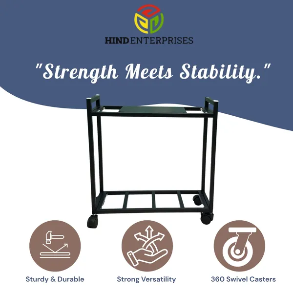 Hind's__Iron_Inverter_Trolley_Stand_for_Home_with_Separate_Battery_Rack_And_Wheels_for_easy_Mobility_(Black)