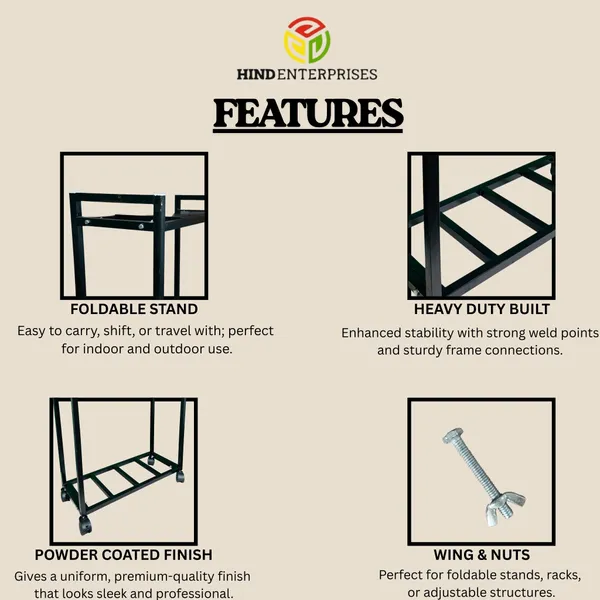 Hind's__Iron_Inverter_Trolley_Stand_for_Home_with_Separate_Battery_Rack_And_Wheels_for_easy_Mobility_(Black)
