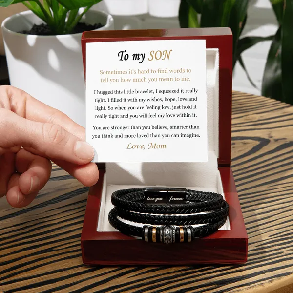 Brass_To_My_Son_"Always_With_You"_Love_&_Strength_Bracelet