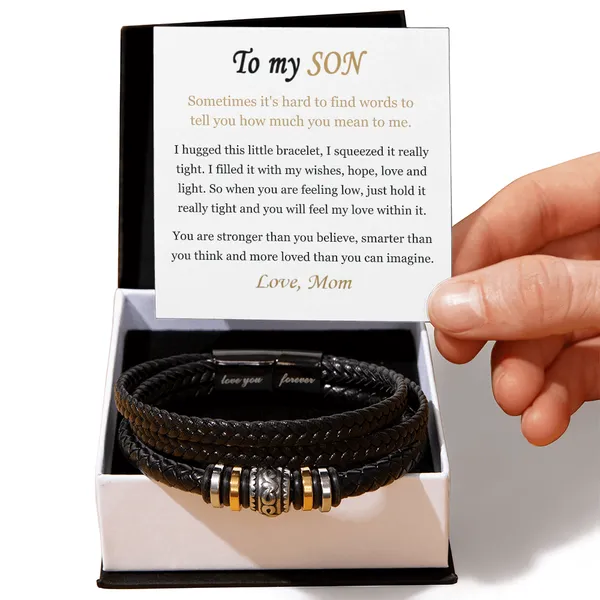 Brass_To_My_Son_"Always_With_You"_Love_&_Strength_Bracelet