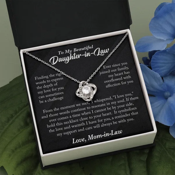 Brass_Beautiful_Daughter-in-Law_:_Love_Knot_Necklace