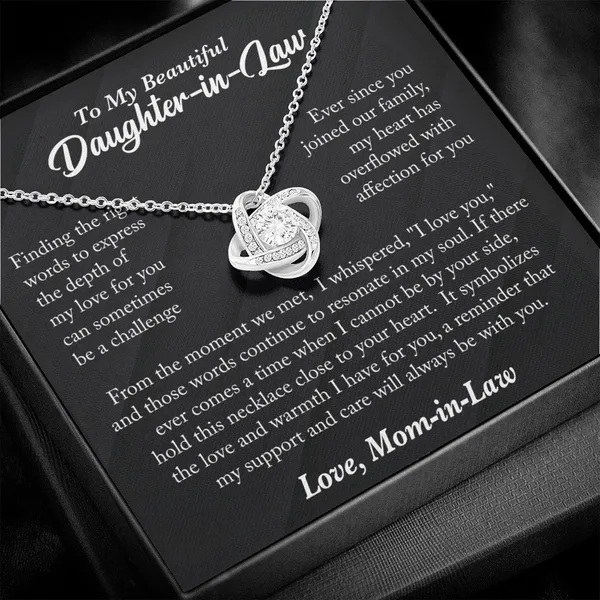 Brass_Beautiful_Daughter-in-Law_:_Love_Knot_Necklace