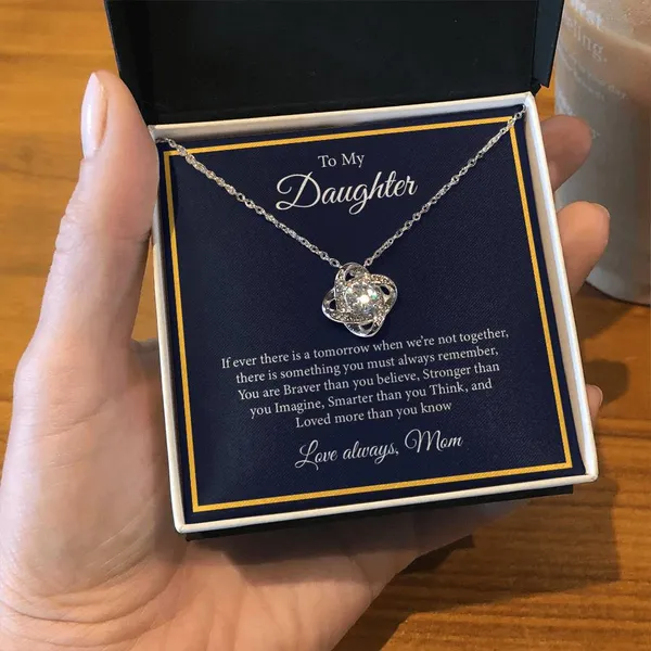 Brass_Boundless_Love:_[Limited_Edition]_Daughter's_Love_Knot_Necklace
