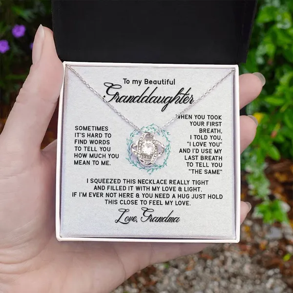 Brass_To_My_Granddaughter_-_Love,_Grandmom_-Love_Knot_Necklace