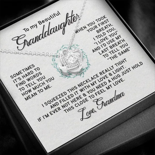 Brass_To_My_Granddaughter_-_Love,_Grandmom_-Love_Knot_Necklace