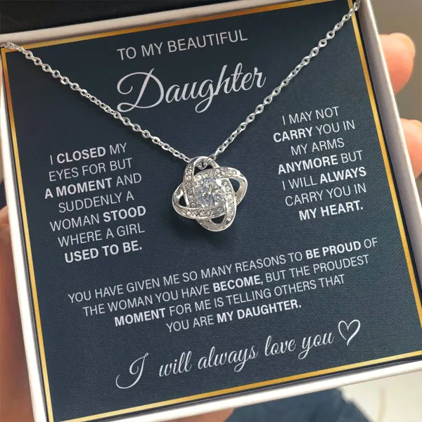 Brass_[Limited_Edition]_Luxury_Gift_for_Daughter_-_Love_Knot_Necklace