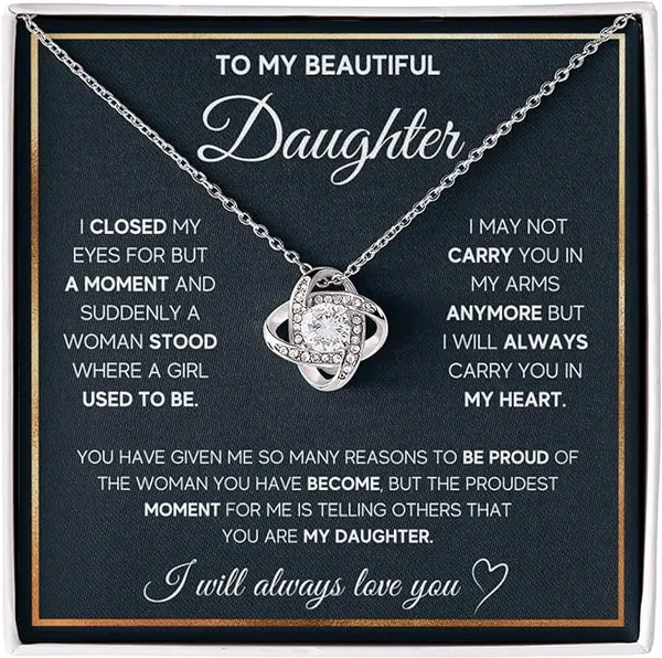 Brass_[Limited_Edition]_Luxury_Gift_for_Daughter_-_Love_Knot_Necklace