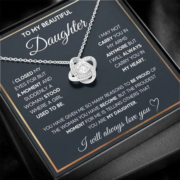 Brass_[Limited_Edition]_Luxury_Gift_for_Daughter_-_Love_Knot_Necklace