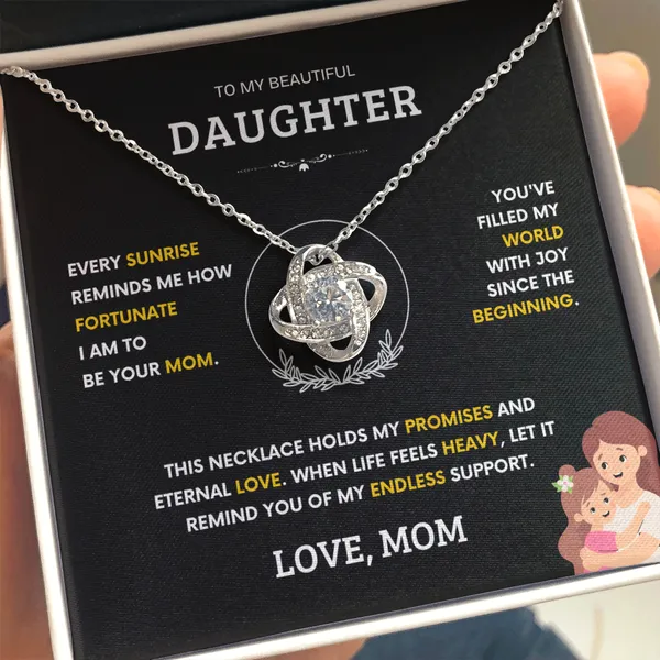 Brass_To_my_Beautiful_Daughter_-_Love_Knot_Necklace_-_Standard_Gift_Box