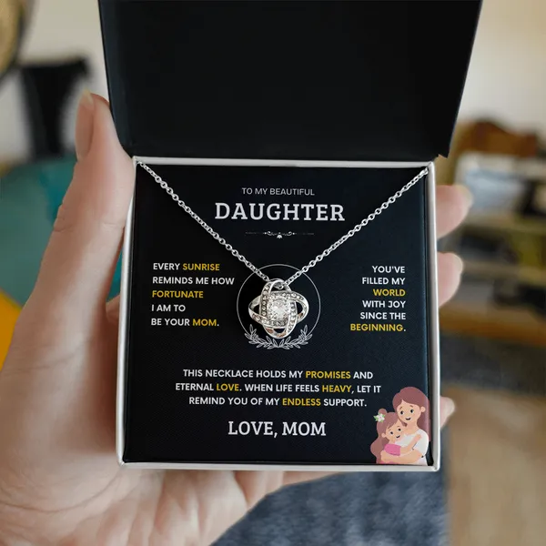 Brass_To_my_Beautiful_Daughter_-_Love_Knot_Necklace_-_Standard_Gift_Box