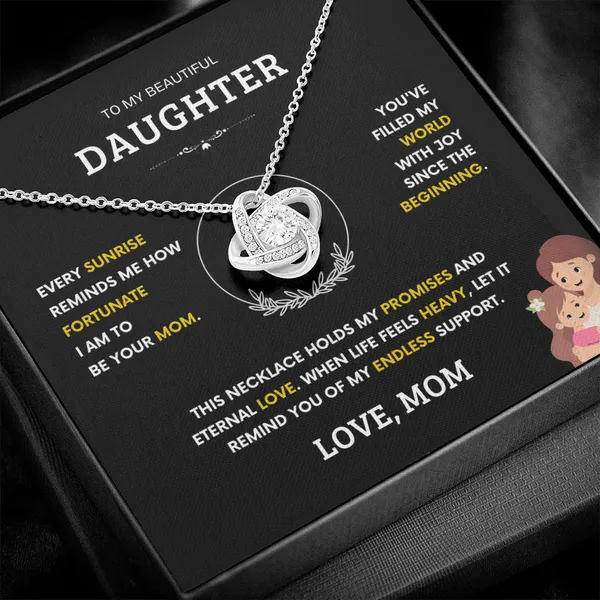 Brass_To_my_Beautiful_Daughter_-_Love_Knot_Necklace_-_Standard_Gift_Box
