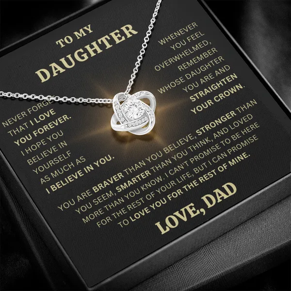 Brass_To_My_Dearest_Daughter_-_Love_Knot_Necklace_-_Standard_Gift_Box