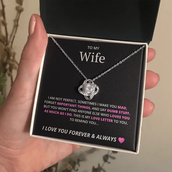 Brass_Love_Knot_Necklace_with_Cubic_Zirconia_&_Crystal_Heart_Pendant_Elegant_Gift_for_Wife