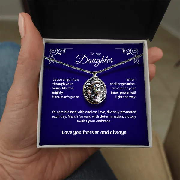 Brass_To_My_Daughter_-_Hanumanji_Silver_Pendent_-_Standard_Gift_Box