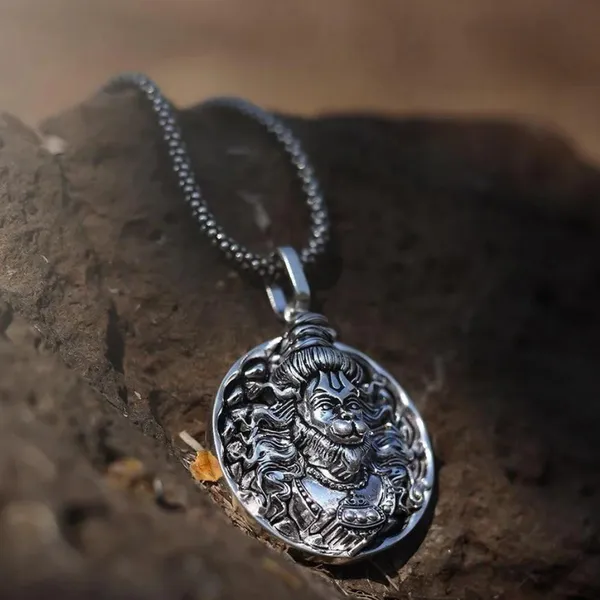 Brass_To_My_Daughter_-_Hanumanji_Silver_Pendent_-_Standard_Gift_Box