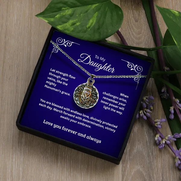 Brass_To_My_Daughter_-_Hanumanji_Silver_Pendent_-_Standard_Gift_Box