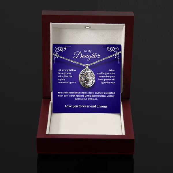 Brass_To_My_Daughter_-_Hanumanji_Silver_Pendent_-_Standard_Gift_Box