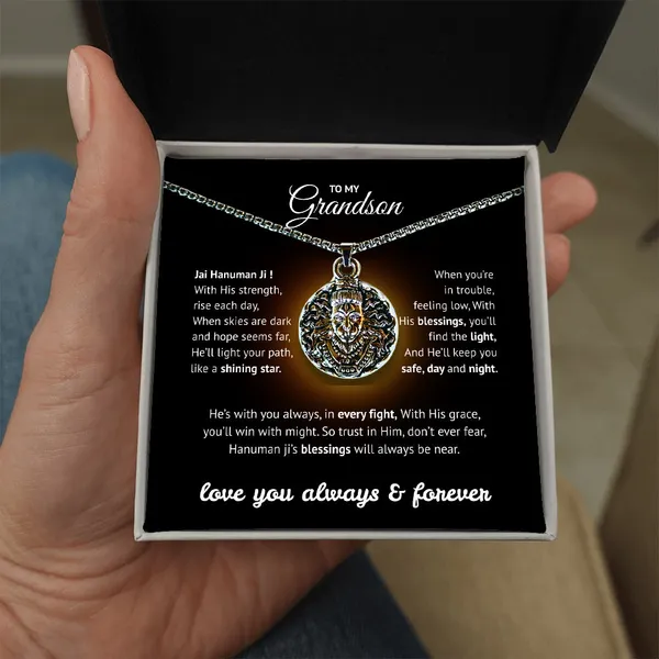 Brass_Sterling_Silver_Hanuman_Pendant_for_Grandson_-_Spiritual_Protection_&_Strength_Necklace