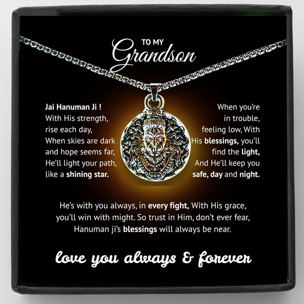Brass_Sterling_Silver_Hanuman_Pendant_for_Grandson_-_Spiritual_Protection_&_Strength_Necklace