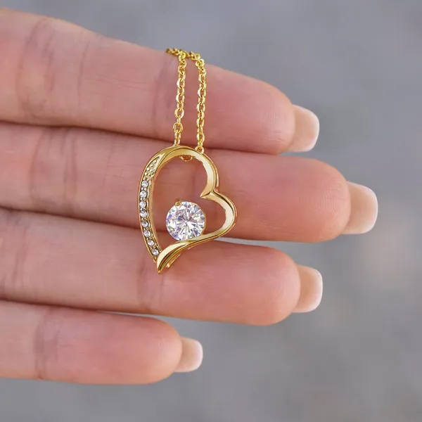 Brass_[Limited_Edition]_Luxury_Gift_for_Daughter_-_Gold_Forever_Love_Necklace