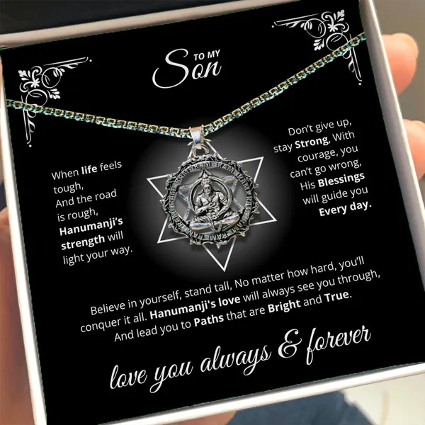 Brass_Sterling_Silver_Hanuman_Pendant_Necklace_for_Son_-_Strength_&_Protection_Gift_from_Mom_&_Dad