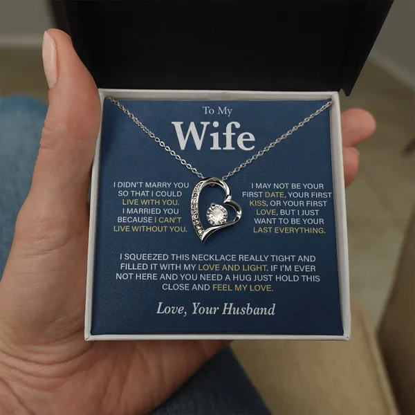Brass_Luxurious_Gift_For_Wife_-_Forever_Love_Necklace