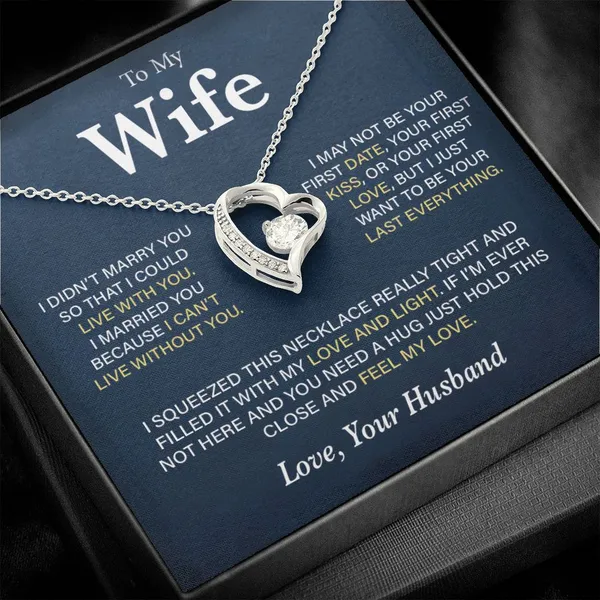 Brass_Luxurious_Gift_For_Wife_-_Forever_Love_Necklace