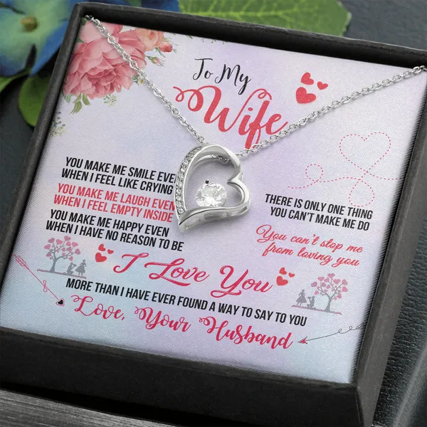 Brass_Sterling_Silver_To_My_Wife_-_Forever_Love_Pendant_Necklace_Gift_Set_For_Women