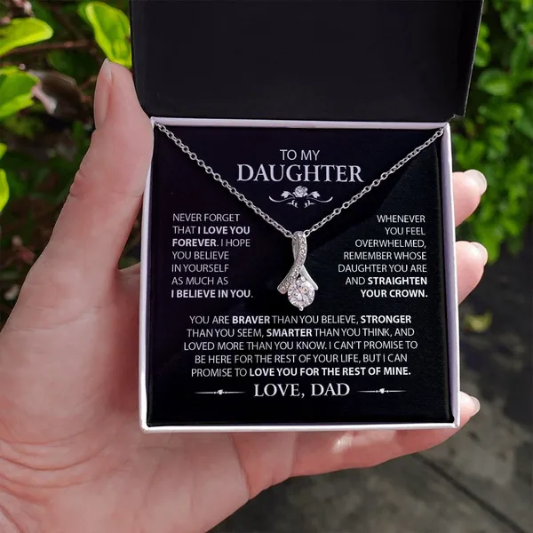Brass_[Almost_Sold_Out]_Heartfelt_Gift_for_Daughter_From_Dad_-_Alluring_Beauty_Necklace
