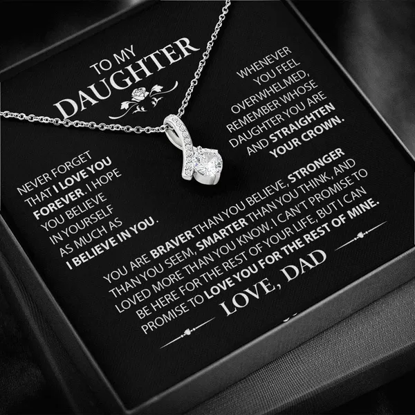 Brass_[Almost_Sold_Out]_Heartfelt_Gift_for_Daughter_From_Dad_-_Alluring_Beauty_Necklace