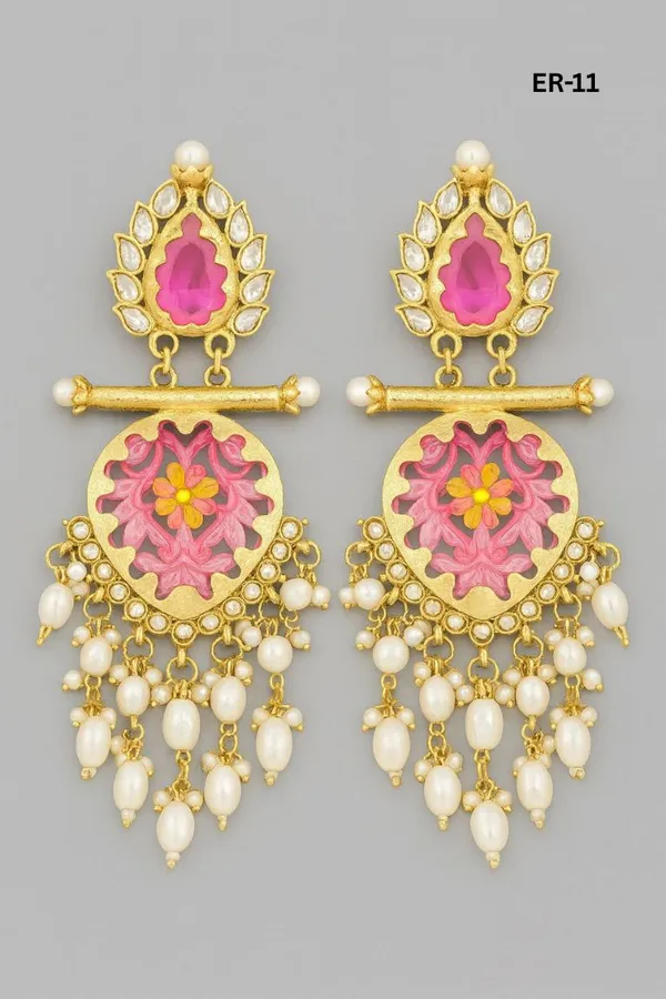 Premium_Gold-Toned_Chandbali_Jhumka_Earrings_Featuring_Sparkling_Kundan_Stones_and_Elegant_Pearl_Tassels_Ã¯Â¿Â½_Ideal_for_Bridal_Looks_and_Grand_Festive_Occasions
