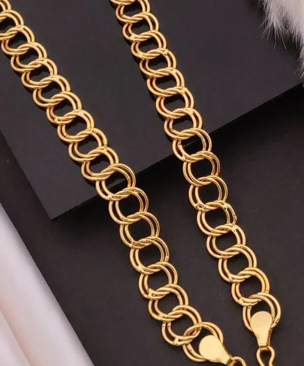 Latest_Designer_One_Gram_Gold_Plated_Pendant_Chain_For_men