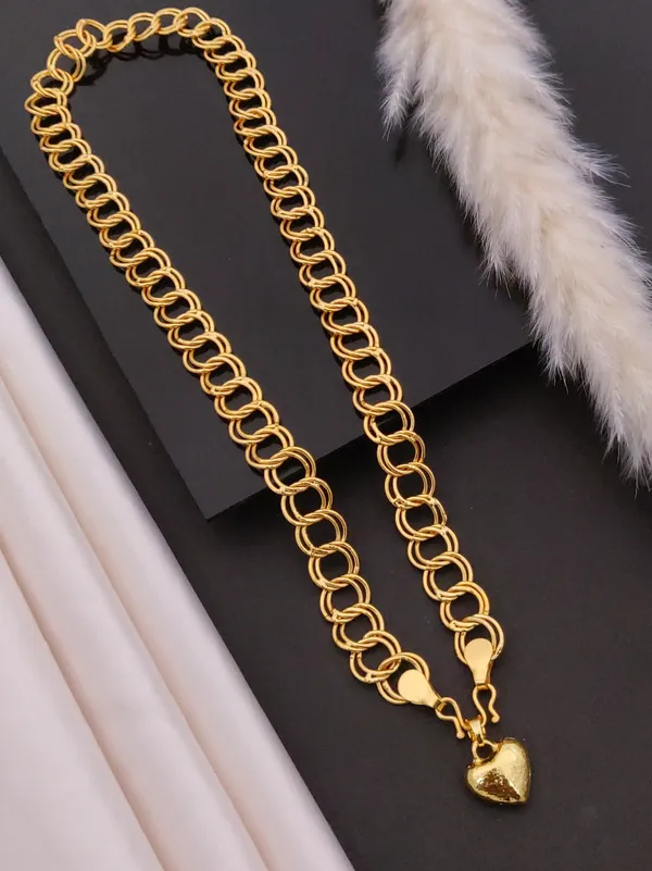 Latest_Designer_One_Gram_Gold_Plated_Pendant_Chain_For_men