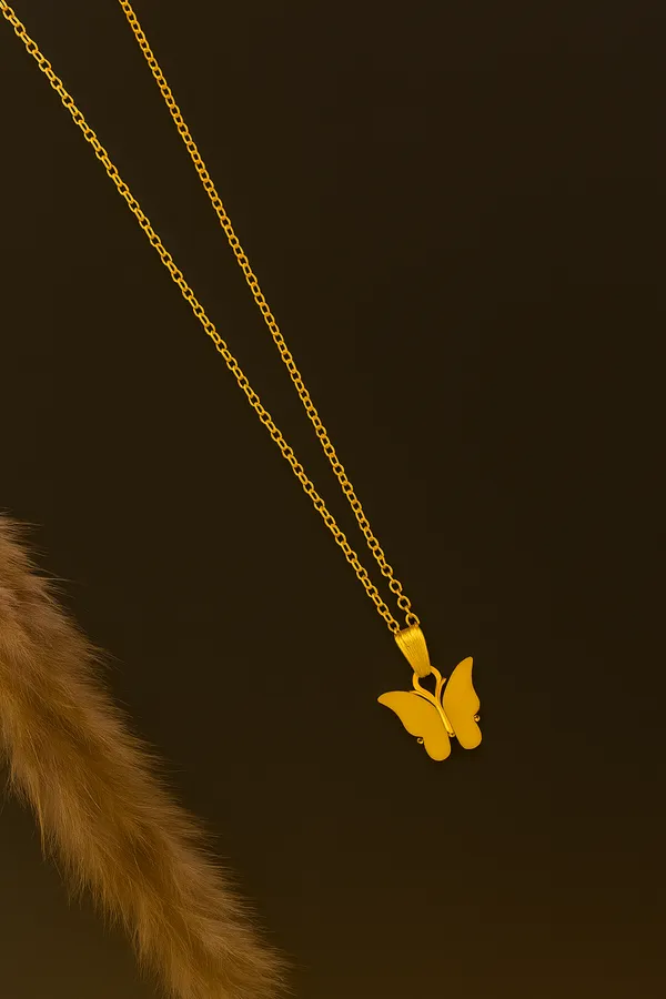 Fancy_Gold-Plated_Butterfly_Pendant_Chain_Combo_for_Women_&_Girls_|_Elegant_Butterfly_Necklace