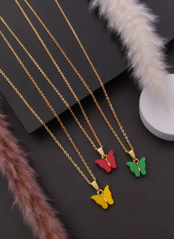 Fancy_Gold-Plated_Butterfly_Pendant_Chain_Combo_for_Women_&_Girls_|_Elegant_Butterfly_Necklace