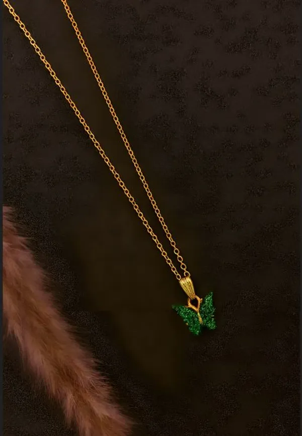 Fancy_Gold-Plated_Butterflyy_Pendant_Chain_Combo_for_Women_&_Girls_|_Eleg@nt_Sparkling_Resin_Art_Butterfly_Necklace