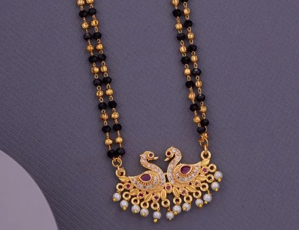 Elegant_&_Premium_Quality_Gold-Plated_Double_Strand_Mangalsutra_With_Pearl_Drops_For_Women