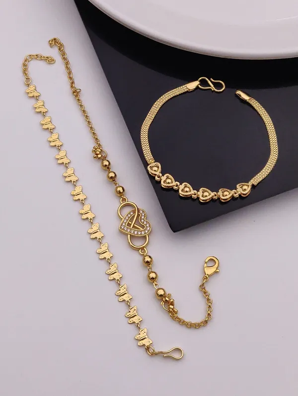 Classic_&_trendy_New_Design_One_Gram_Gold-Plated_Bracelet_Combo_For_Women_&_Girls