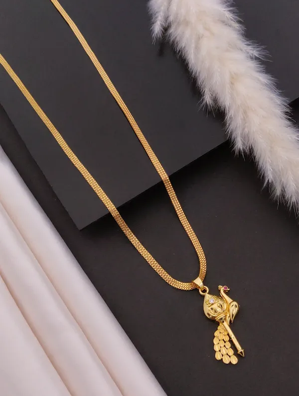 Designer_One_Gram_Gold_Plated_Pendant_Chain_For_Women
