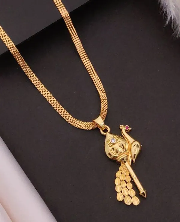 Designer_One_Gram_Gold_Plated_Pendant_Chain_For_Women