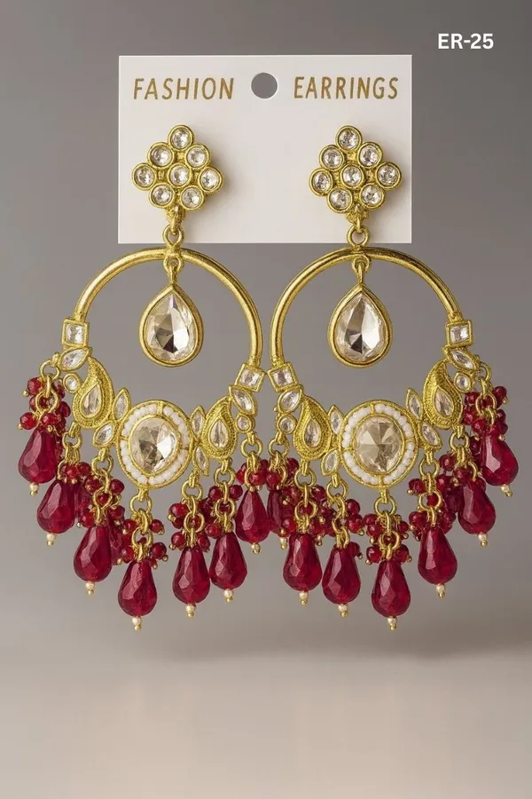 Premium_Gold-Toned_Chandbali_Jhumka_Earrings_Featuring_Sparkling_Kundan_Stones_and_Elegant_Pearl_Tassels_.Ideal_for_Bridal_Looks_and_Grand_Festive_Occasions