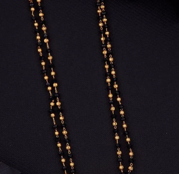 Elegant_&_Premium_Quality_Gold-Plated_Double_Strand_Mangalsutra_With_Pearl_Drops_For_Women