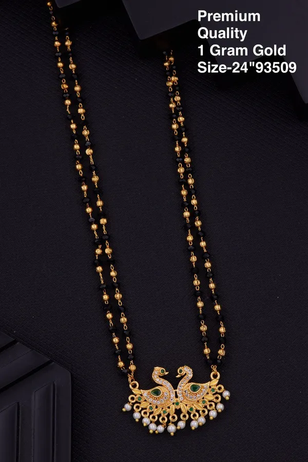 Elegant_&_Premium_Quality_Gold-Plated_Double_Strand_Mangalsutra_With_Pearl_Drops_For_Women