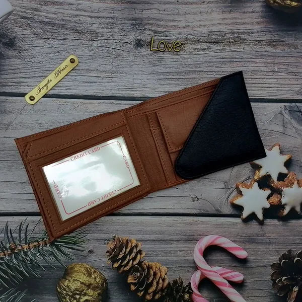 Custom_Name_Engraving_Two-Tone_Flap_Wallet_|_for_Men