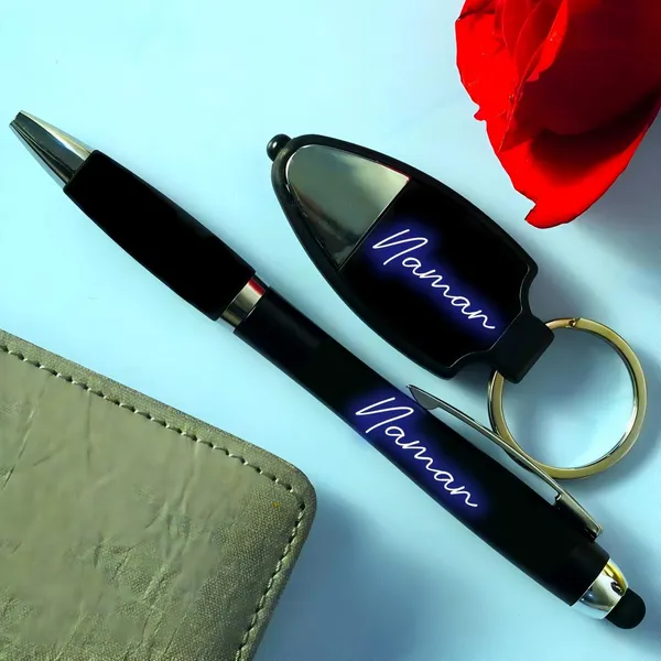 Personalized_Led_Pen_And_Keychain_Combo_Set_With_Custom_Name